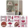 University Of Arkansas Peel and Stick Wall Applique